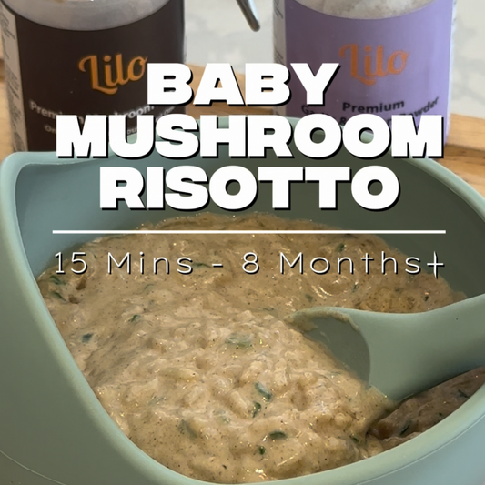 15 Minutes Baby Mushroom Risotto