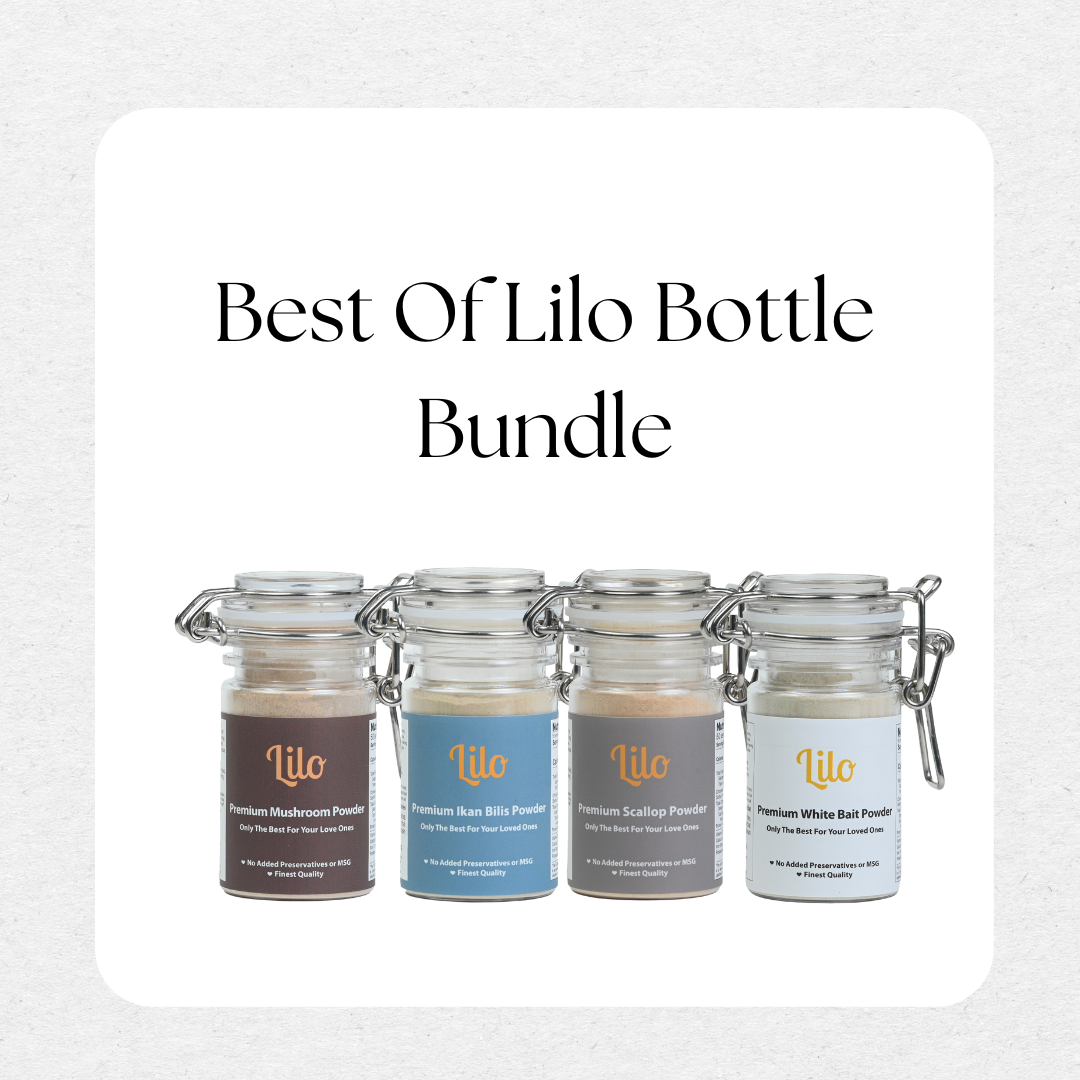 Sale Bundle - Best of Lilo Bottle Set - Lilo Premium Ikan Bilis Powder