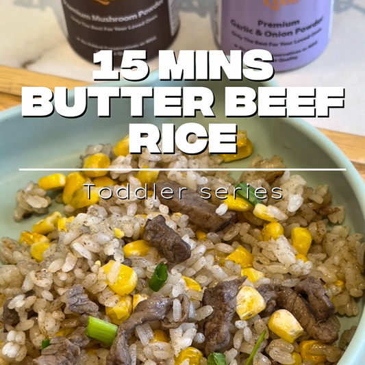 15 Mins Butter Beef Rice