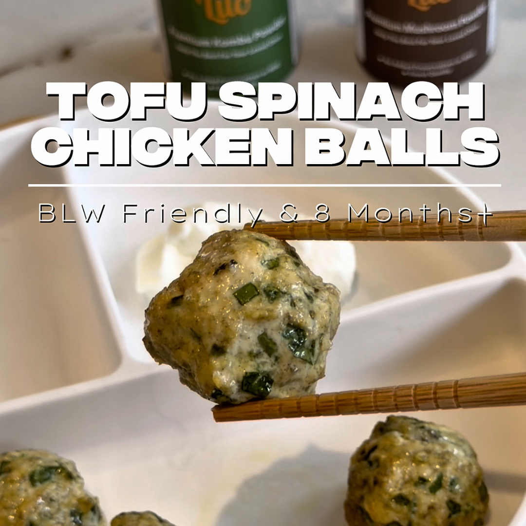 Tofu Spinach Chicken Balls