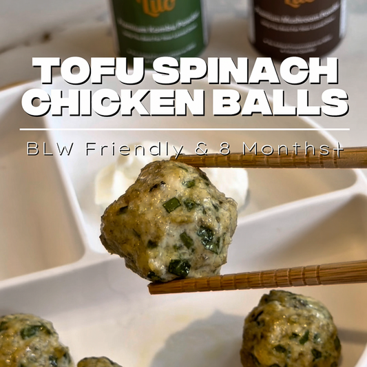 Tofu Spinach Chicken Balls
