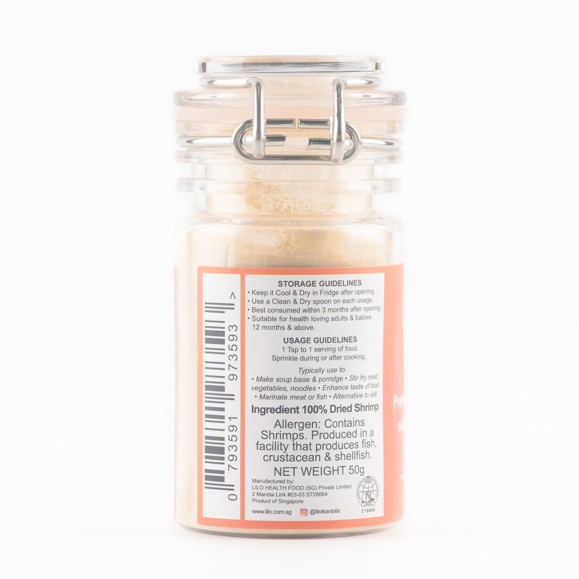 Shrimp Powder 50grams - Lilo Premium Series - Lilo Premium Ikan Bilis Powder