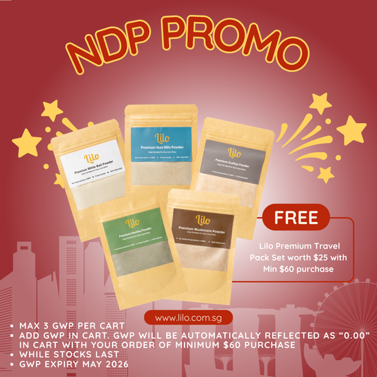 GWP - Lilo Premium Travel Pack Set - Lilo Premium Ikan Bilis Powder