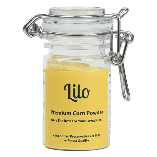 A Lilo Premium Corn Powder Bottle 30 grams - Lilo Premium Ikan Bilis Powder